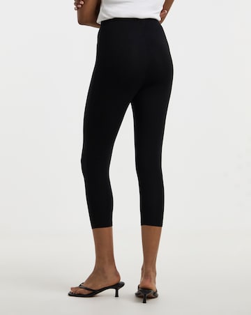 Simply Be Black Jersey Cropped Legging