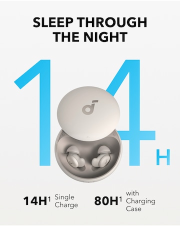 Soundcore Sleep A20, Next-Level Sleep Earbuds with Enhanced Comfort - White