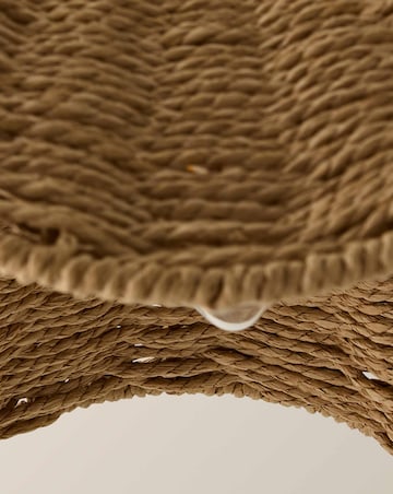 ValueLights Loretta Wicker Wave Shade