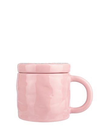 Happee Birthdae Cake Mug with Lid