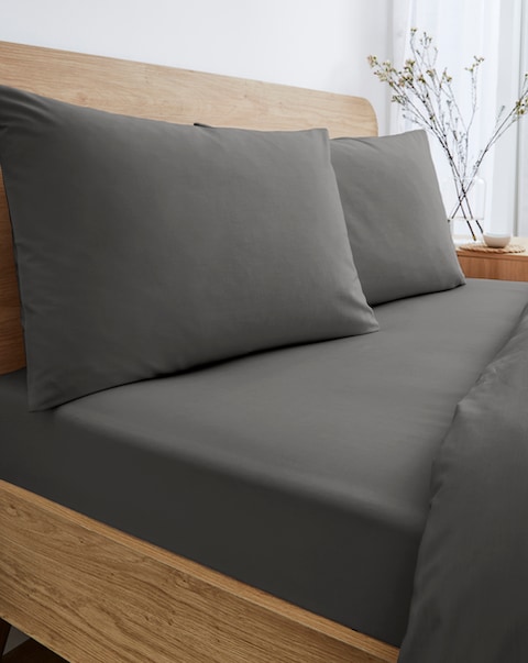 New In - Pure Cotton 200TC 30cm Deep Fitted Sheet
