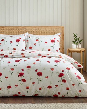 Catherine Lansfield Poppy Duvet Cover Set