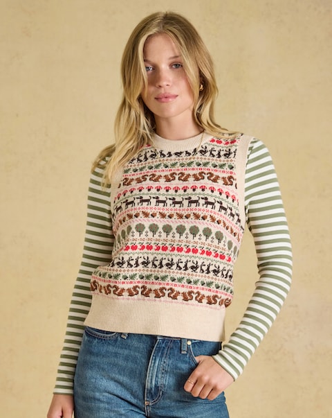 New In - Joules Orchard Tank Knitted Vest