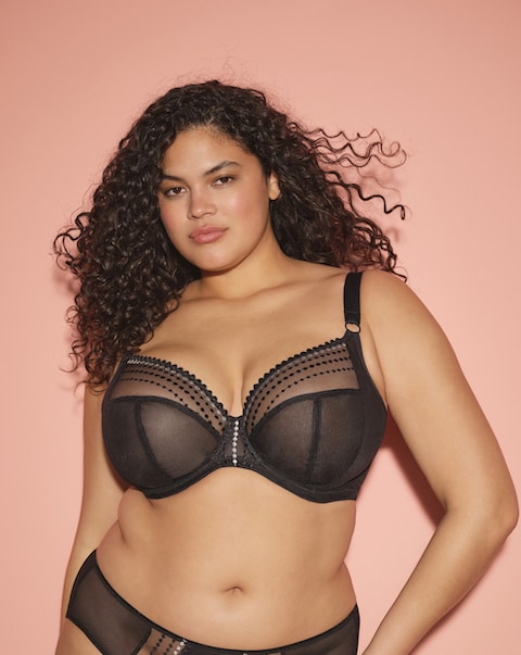 Elomi Matilda Plunge Wired Bra Black
