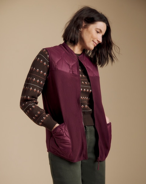 New In - Julipa Fleece Gilet