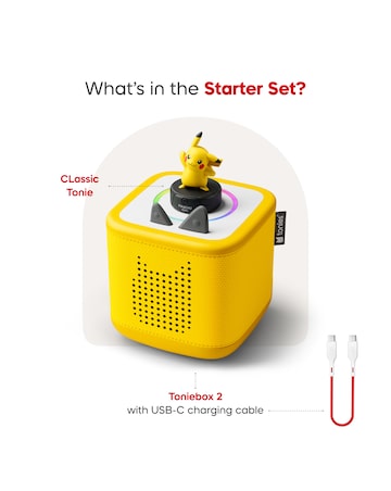 Toniebox 2 Lightning Yellow Starter Set Pikachu
