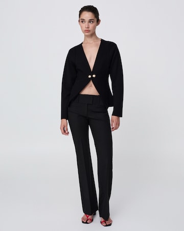 Mango Knitted Jacket With Jewel Buttons
