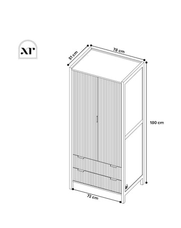 XR Living Dakota Wardrobe With App Control Lights