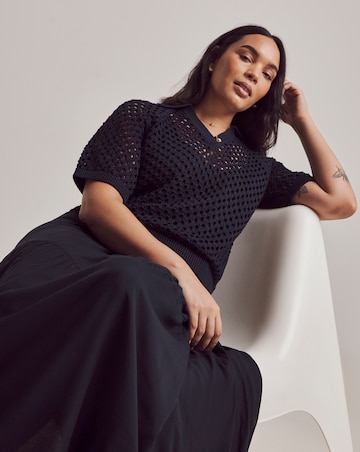 Julipa Petite 2 n 1 Knit Midi Dress