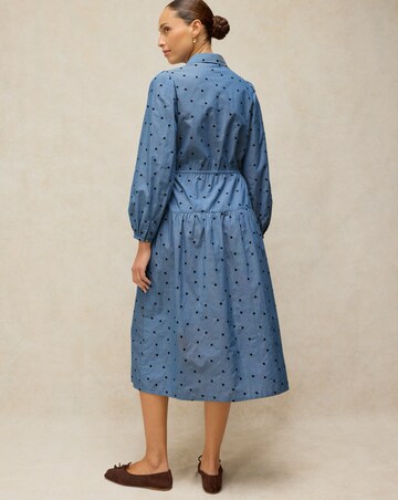 WHITE STUFF ELSIE EMBROIDERED DRESS