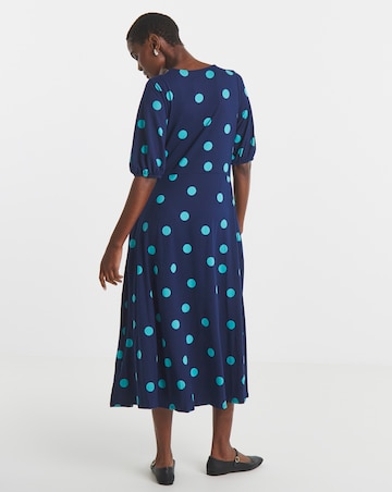 Soft Touch Half Sleeve Smock Dress