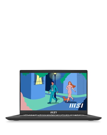MSI Modern 14in Laptop - AMD Ryzen5 8GB 512GB - Black
