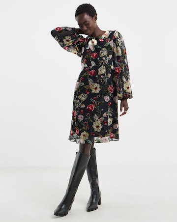 Devore Skater Dress