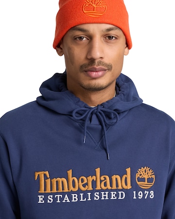 Timberland Established 1973 Embroidered Logo Hoodie - Navy