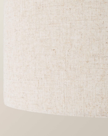 ValueLights Reni Squat Linen Drum Shade