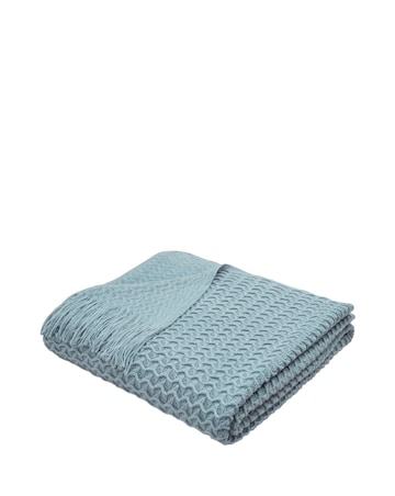 Appletree Textured Knit Throw