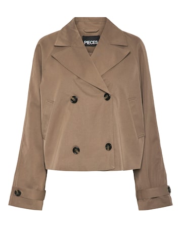 Pieces Short Trenchcoat