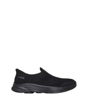 Skechers Black Slip In Go Walk 8 Nova Trainers - Wide Fit (E)