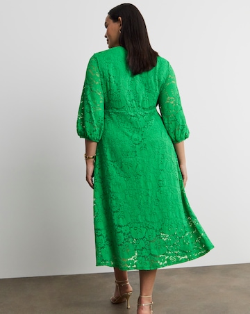 Joanna Hope Midi Lace Dress