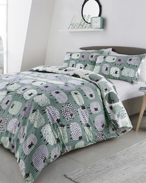Fusion Dotty Sheep Duvet Cover Set