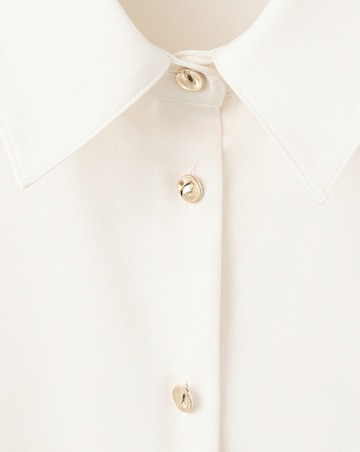 Mango Satin Finish Flowy Shirt