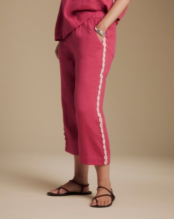 Julipa Cheesecloth Crop Trouser