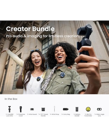 Insta360 Luna Ultra Creator Bundle (Black)