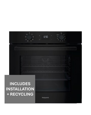 Hotpoint Class 2 HO455HBUK Built-In Electric Single Oven Steam Clean Install