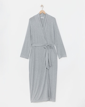 Pretty Secrets Cool Stretch Lace Maxi Dressing Gown
