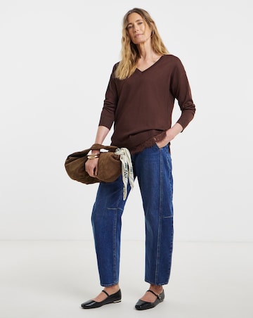 Lace V Neck Jumper