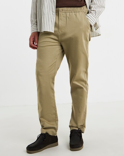 New In - Herringbone Straight Fit Trouser