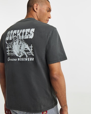 Dickies Short Sleeve Buchtell Back Graphic T-Shirt - Black