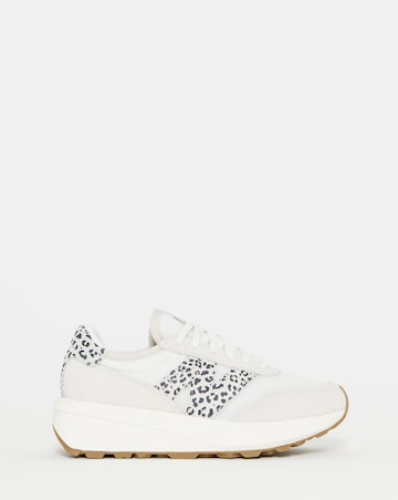 New Balance 370 Animal Print Trainers