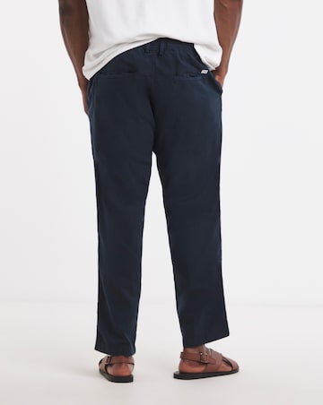 Jack & Jones Kane Linen Blend Trouser - Navy