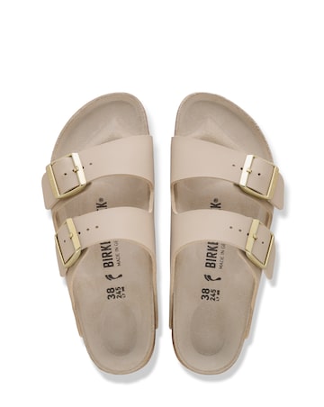 Birkenstock Arizona Sandcastle/Oyster Birko-Flor Triples - Standard Fit (D)