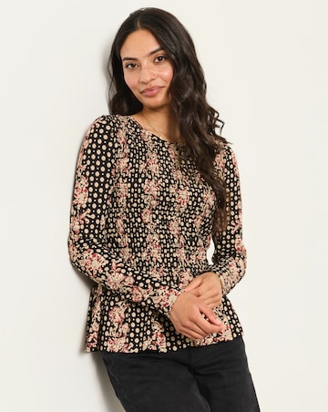 Fatface Sara Linear Sketch Top
