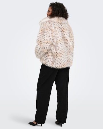 Only Animal Print Faux Fur Jacket