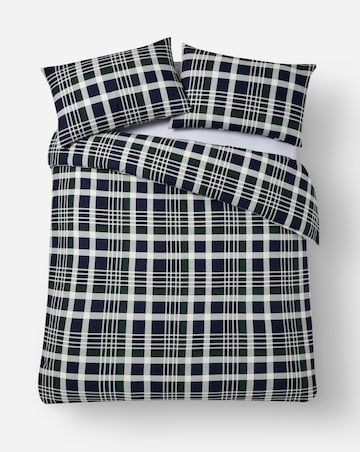 Skye Check Brushed Cotton Duvet Cover Set