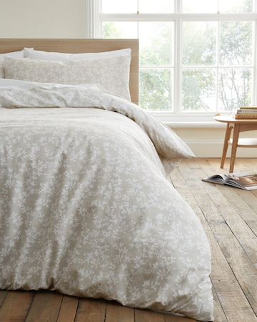 Bianca Shadow Leaves Duvet Cover Set