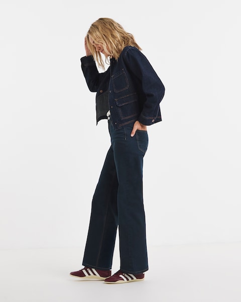 24/7 Indigo Wide Leg Jeans