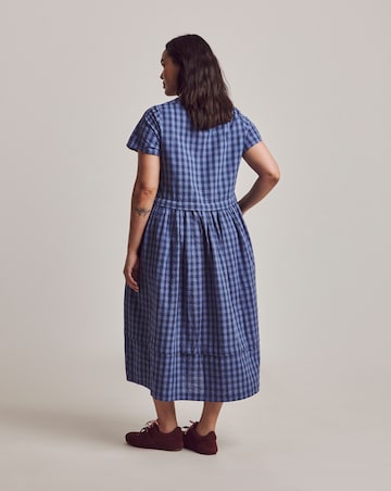 Julipa Gathered Neck Midi Dress