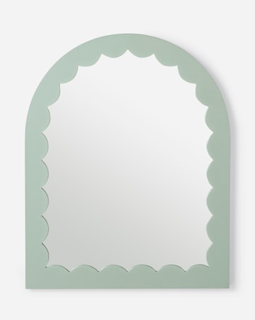 Dalia Scallop Arched Wall Mirror