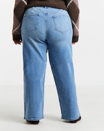 Light Wash 99/1 Slouchy Wide Leg Jeans