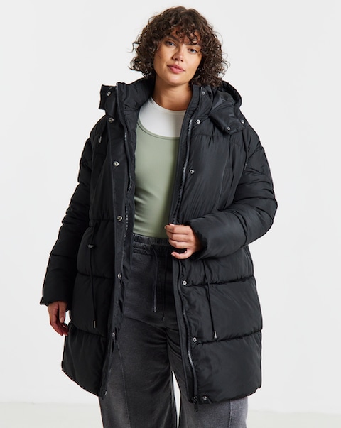 New In - Longline Padded Coat