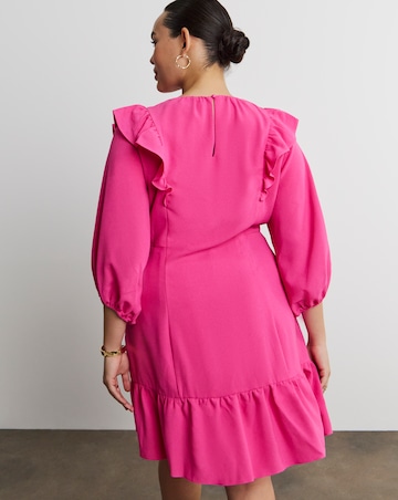 Joanna Hope Frill Shoulder Dress