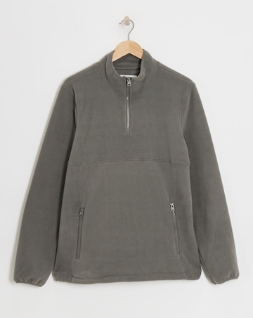 Charcoal 1/4 Zip Fleece