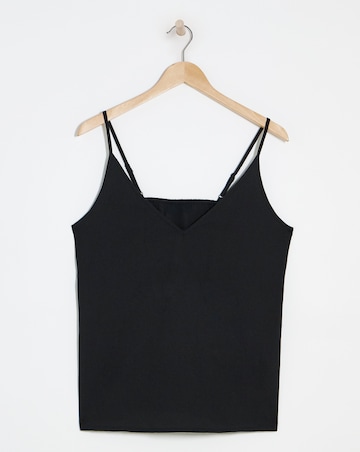 Black V Neck Cami