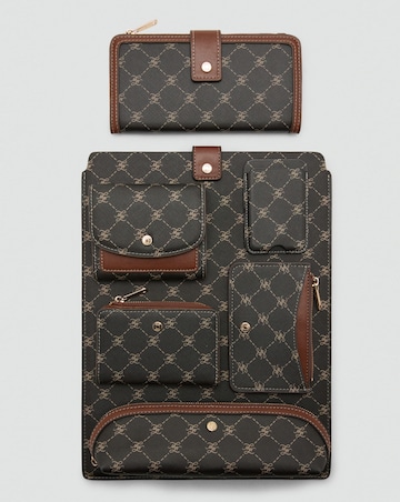 Mango Logo Zip Card Holder