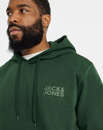 Jack & Jones Corp Logo Hoodie - Dark Green