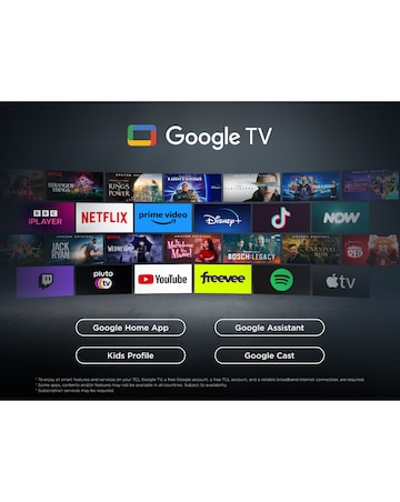 TCL 65C6K-UK 65in 4K Mini LED HDR Smart Fire TV with Freely
